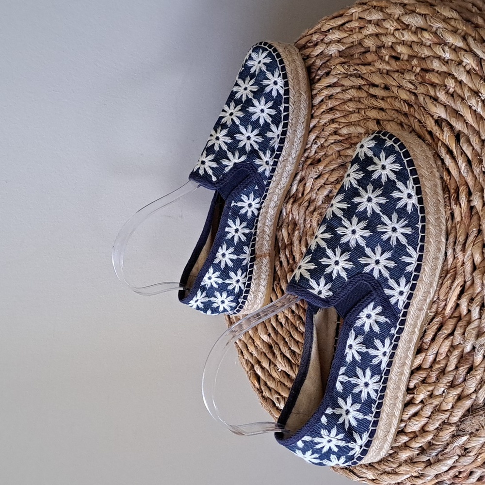 Toni Pons Origins Womens Floral Embroidered Espadrille‎ Loafers EU38/US7.5